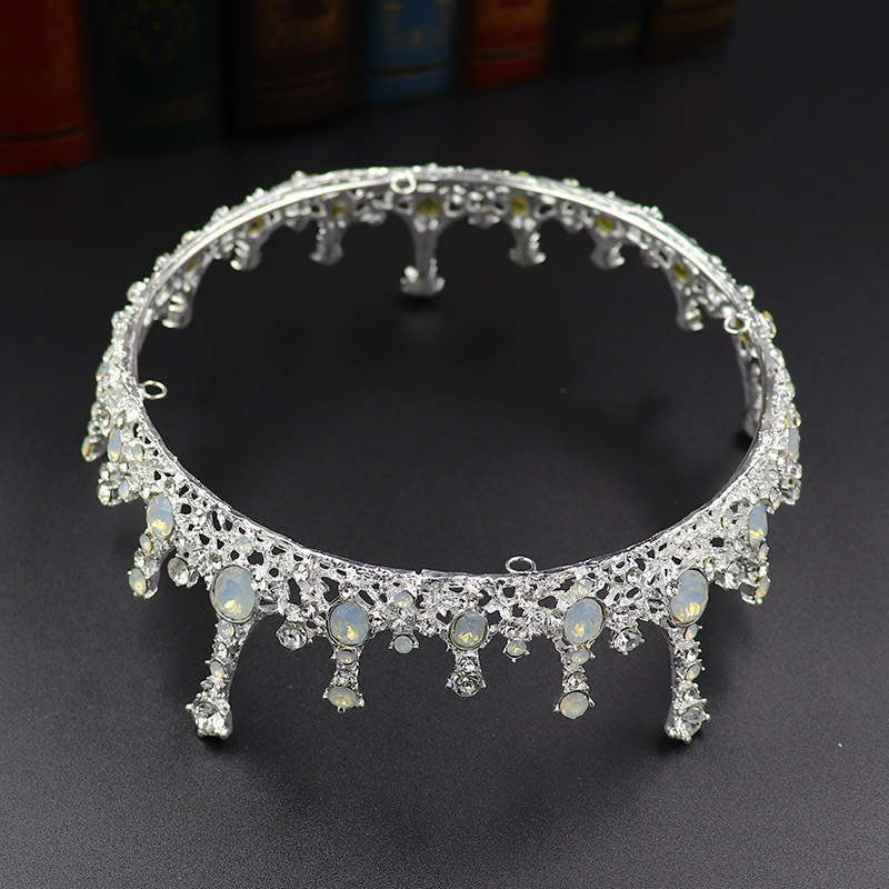 (พร้อมส่ง) มงกุฎ 033 มงกุฎฐานวงกลม มงกุฎเจ้าหญิง มงกุฎปัจฉิม สินค้าพร้อมส่งจากไทย