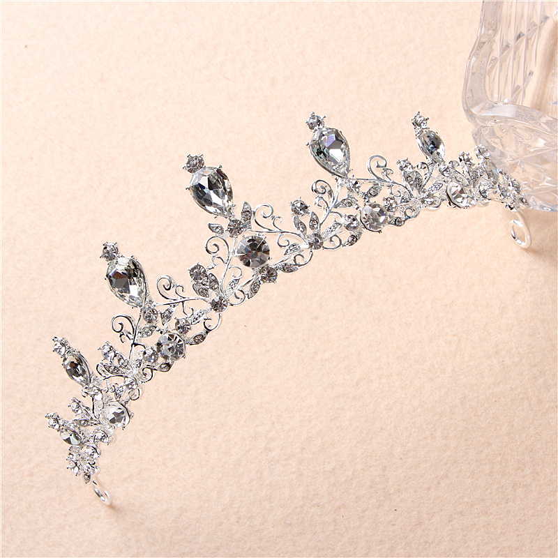 (พร้อมส่ง) เทียร่า 161 สีเงิน มงกุฎนางงาม มงกุฎเจ้าหญิง งานสวย ปราณีต QCเพชรทุกเม็ด สินค้าพร้อมส่งจากไทย