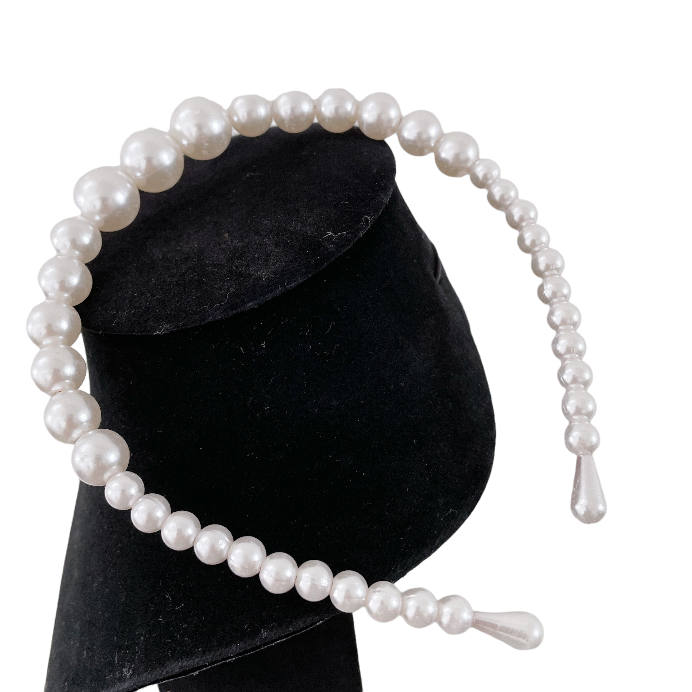 คาดผมไข่มุก 002 คาดผมพี่สาว คาดผมออกงานน่ารักๆ