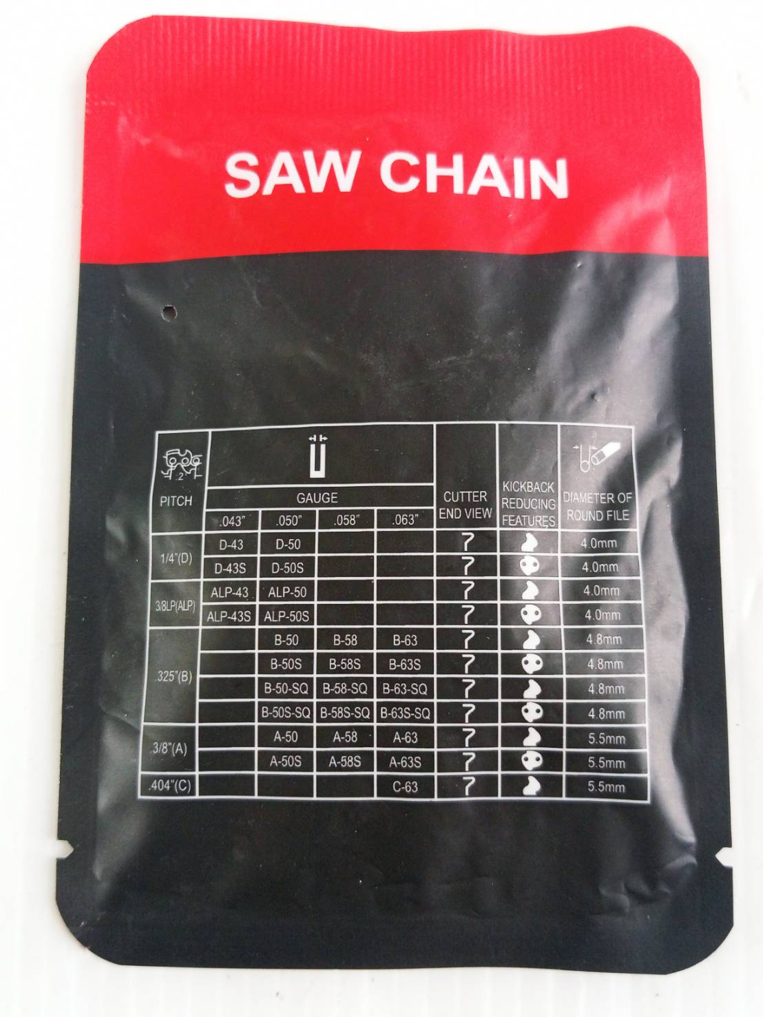 อะไหล่โซ่ OSUKA สำหรับรุ่น OSPS-4V1, OCMC-6S1, OCMC536, OCMC431 CHAIN-OSPS-4V1
