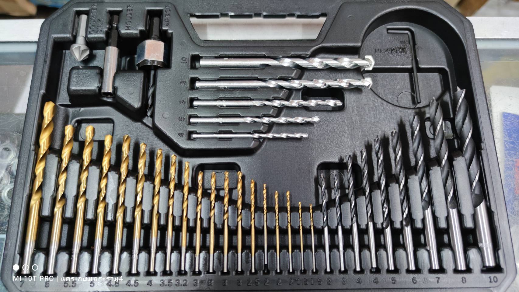 ชุดดอกสว่านพร้อมดอกไขควง 103ชิ้น TiN set BOSCH #2608594070