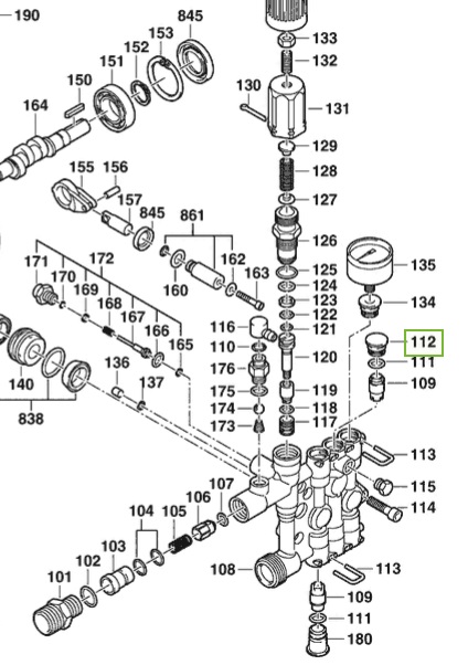 อะไหล่#112 GHP5-13C BOSCH F016L72024