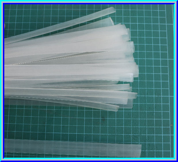 1x ท่อหด สีขาวใส ขนาด 10 มม. ยาว 1 เมตร