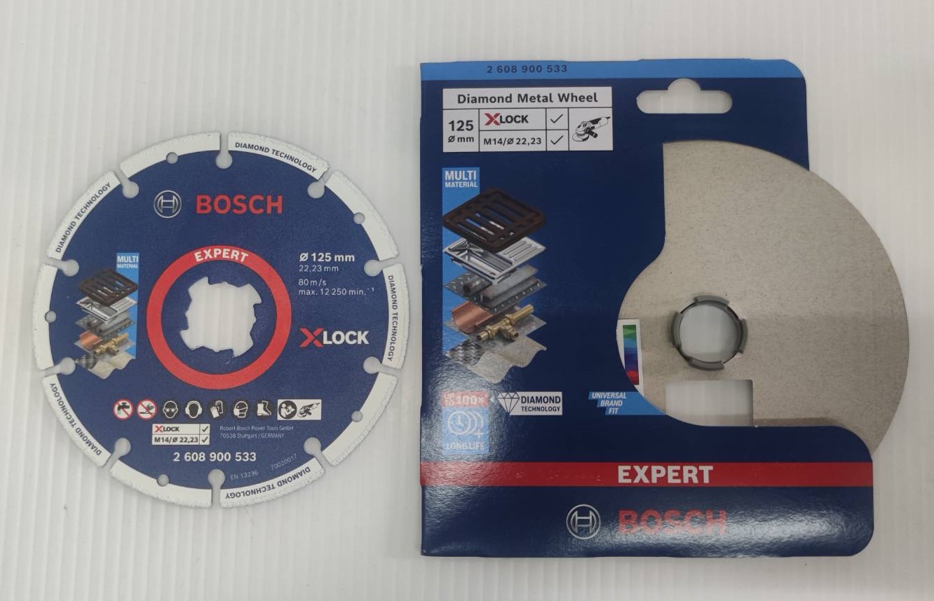 ใบเพชรตัดเหล็ก5" X-Lock BOSCH 2608900533