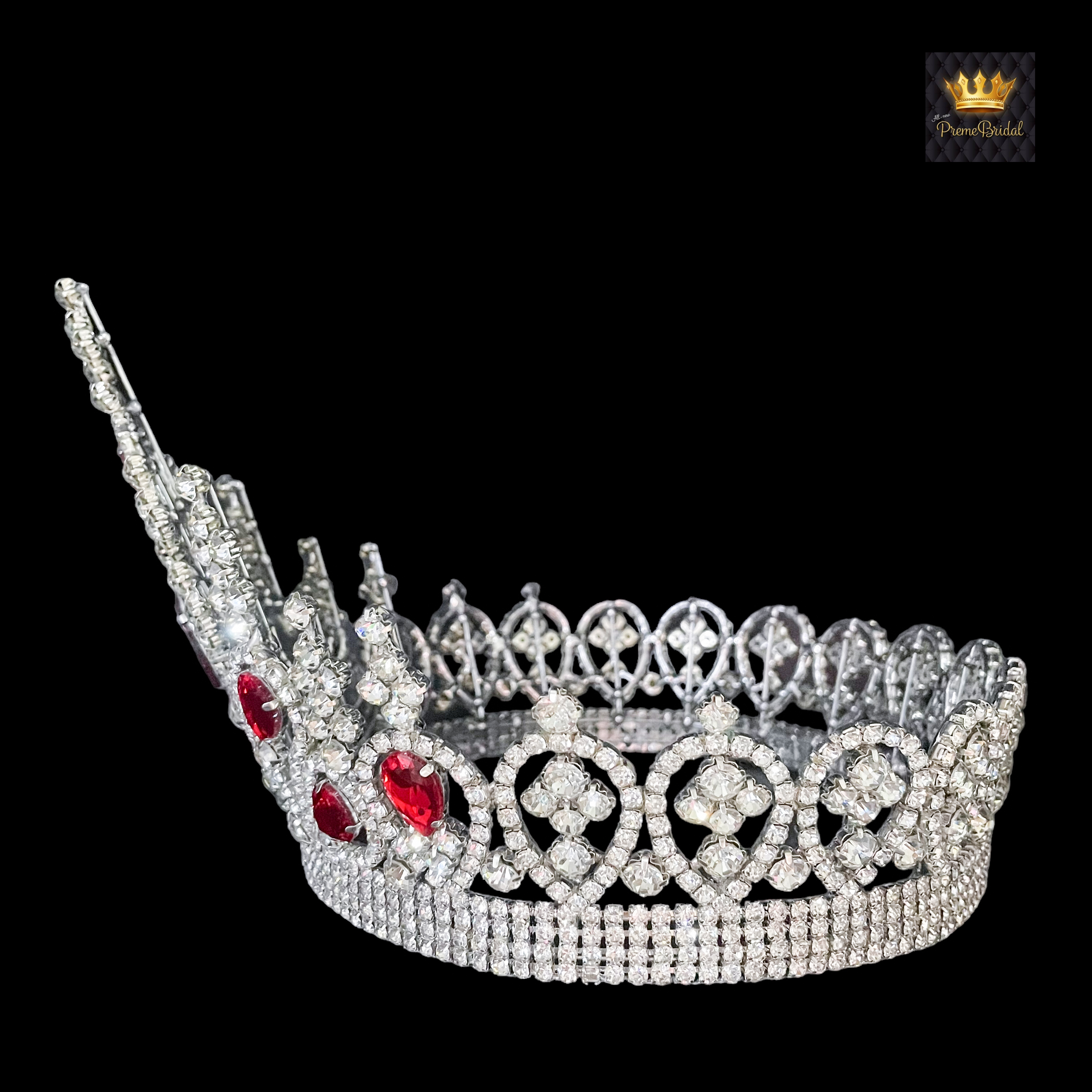 (พร้อมส่งจากไทย) มงกุฏ 108 สีแดง มงกุฎนางงาม มงกุฎเพชร มงกุฎประกวด สินค้าพร้อมส่ง ไม่ต้องรอนาน งานพรีเมี่ยม