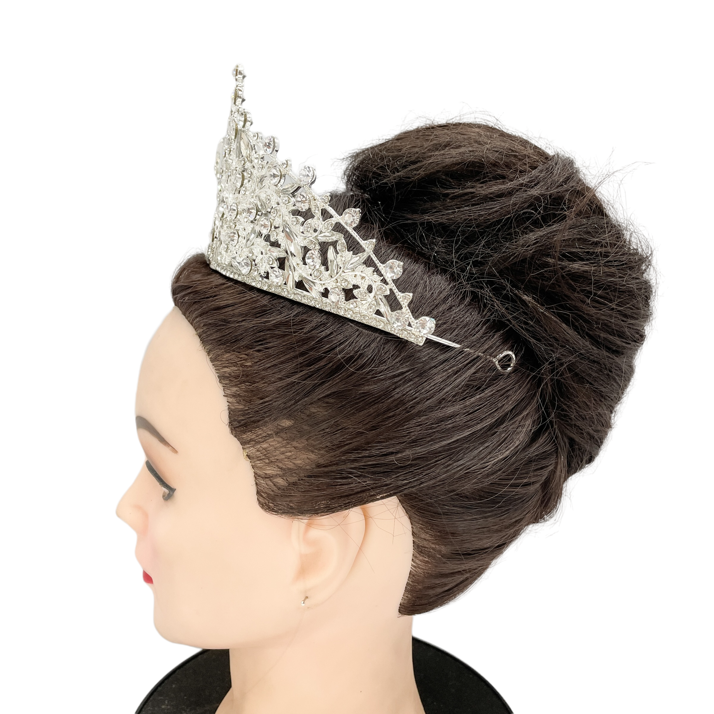 (พร้อมส่ง) เทียร่า 354 สีเงิน งานสวย ปราณีต QCเพชรทุกเม็ด สินค้าพร้อมส่งจากไทย