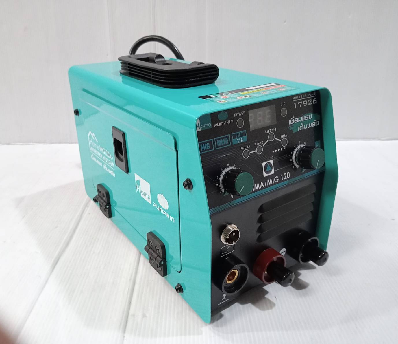 ตู้เชื่อม3ระบบ MIG/MMA/LIFT TIG รุ่น MIG120A PLUS PUMPKIN HOME 17926