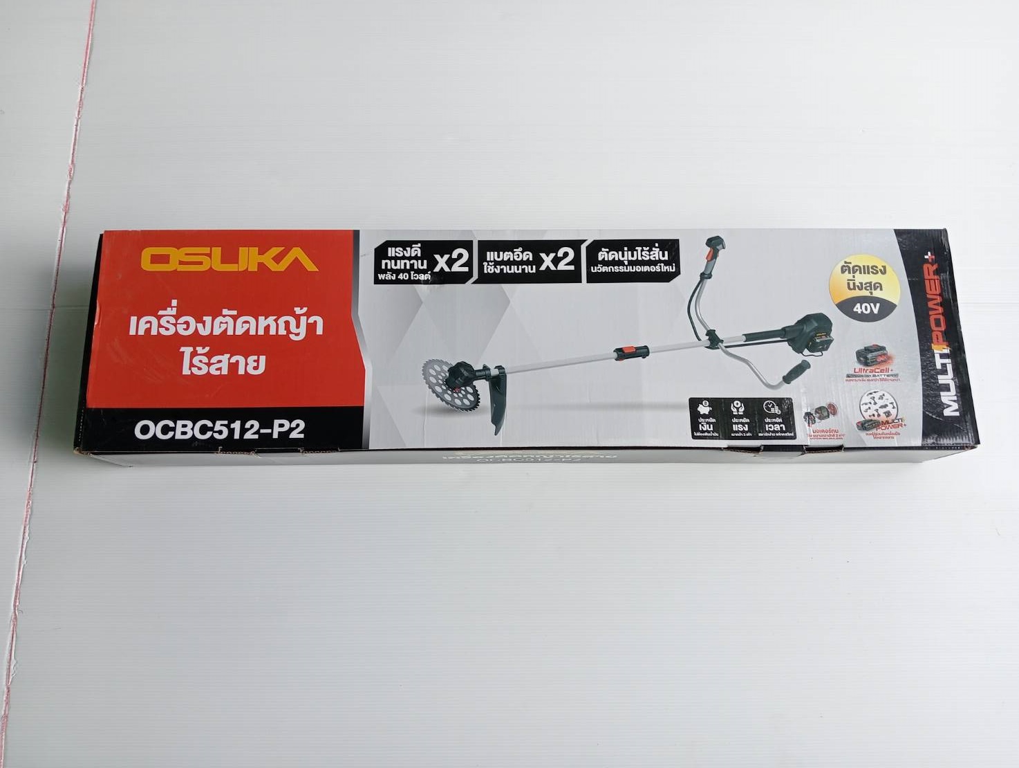 เครื่องตัดหญ้าไร้สาย OCBC512-P2 40V OSUKA