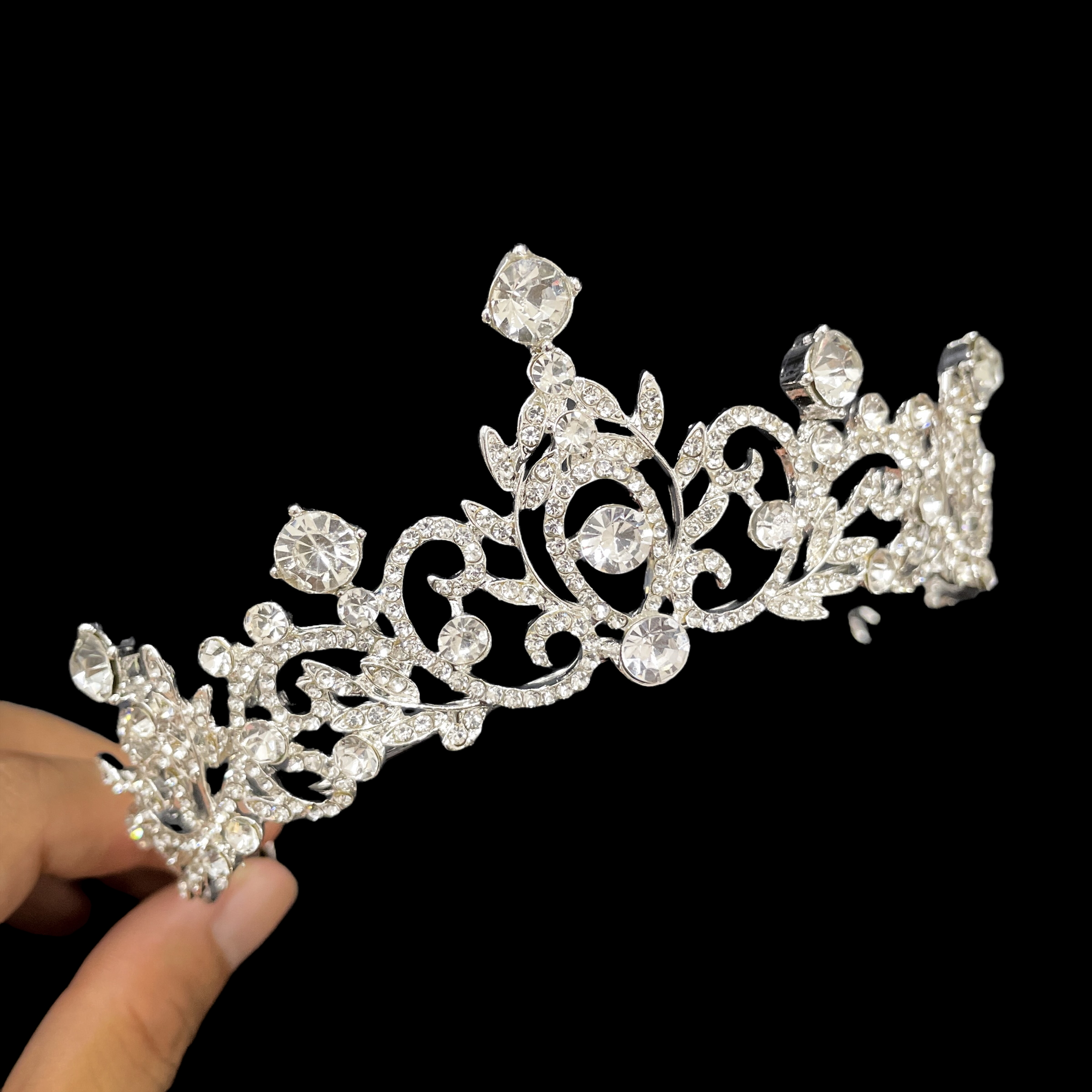 (พร้อมส่ง) เทียร่า 337 งานสวย ปราณีต QCเพชรทุกเม็ด สินค้าพร้อมส่งจากไทย