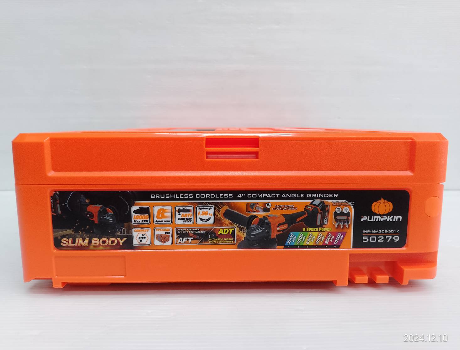 หินเจียร4" ไร้สาย INF-46AGCB-501K 50279 มอเตอร์ไร้แปรงถ่าน