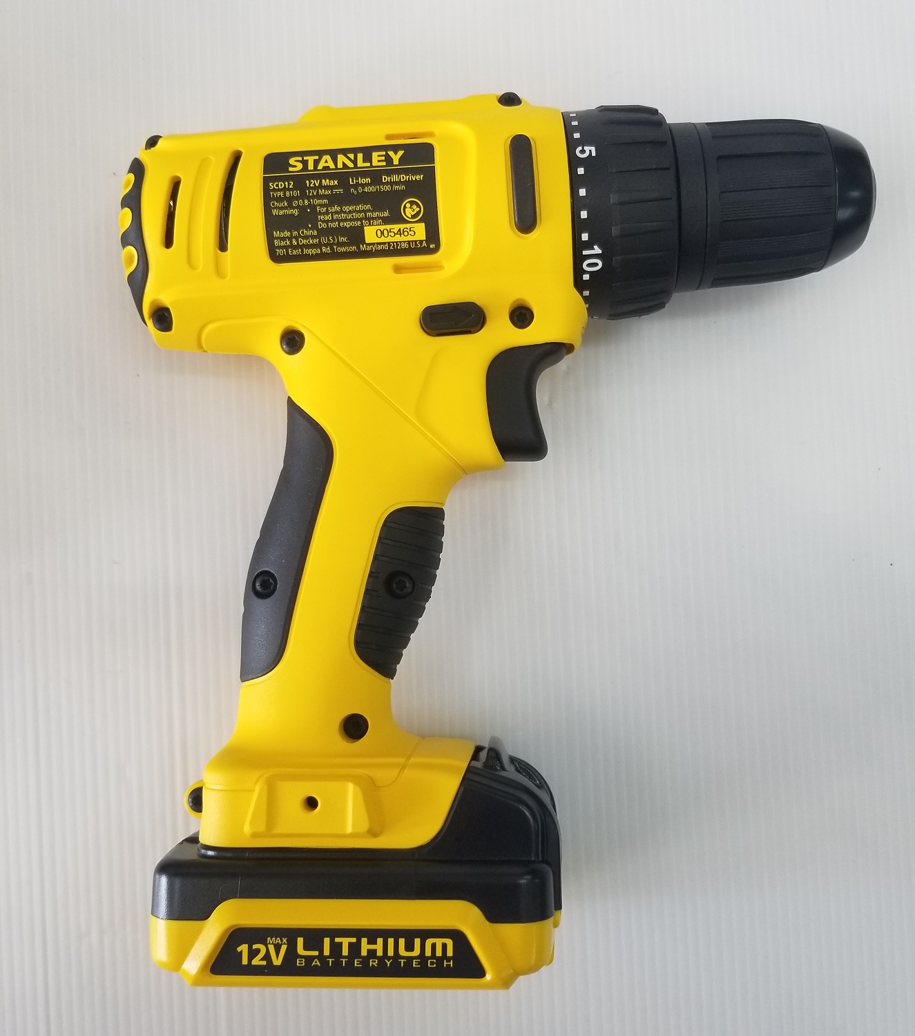 สว่านไขควง12V SCD121S2K STANLEY