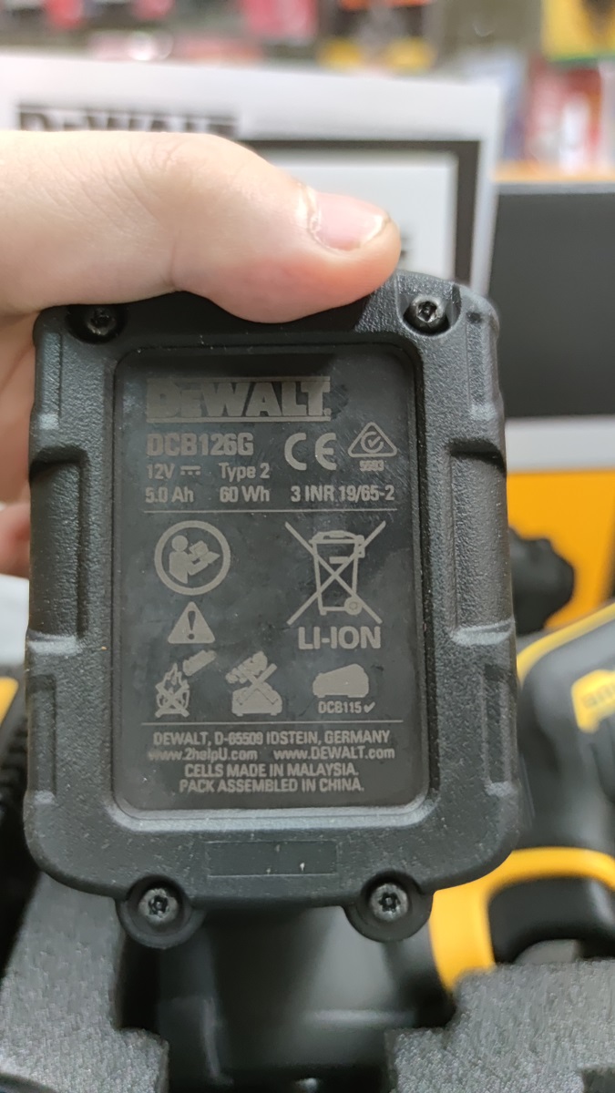 บล็อกกระแทก12V DCF901P1G DEWALT