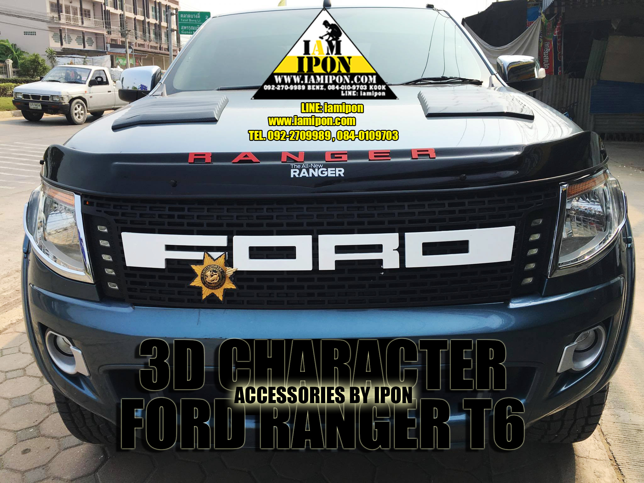 CHARACTER FORD RANGER T6-MC COLOR ตัวอักษรฟอร์ดเรนเจอร์ T6-MC รวมทุกสี