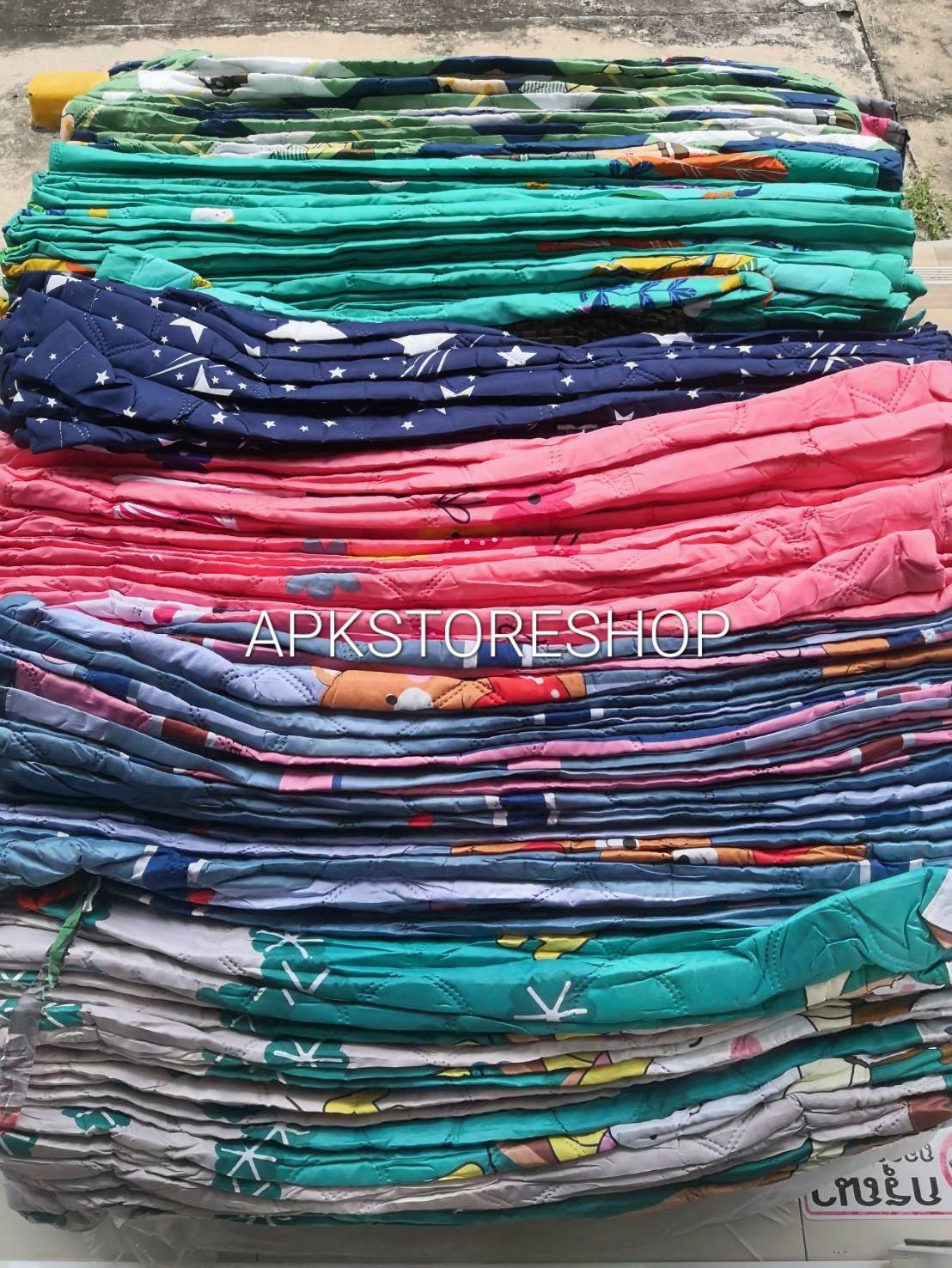 ขายส่ง ผ้าห่มนวมบางอัดความร้อน เกรดA #APK128-พิมพ์ลาย ส่ง 128 บาท