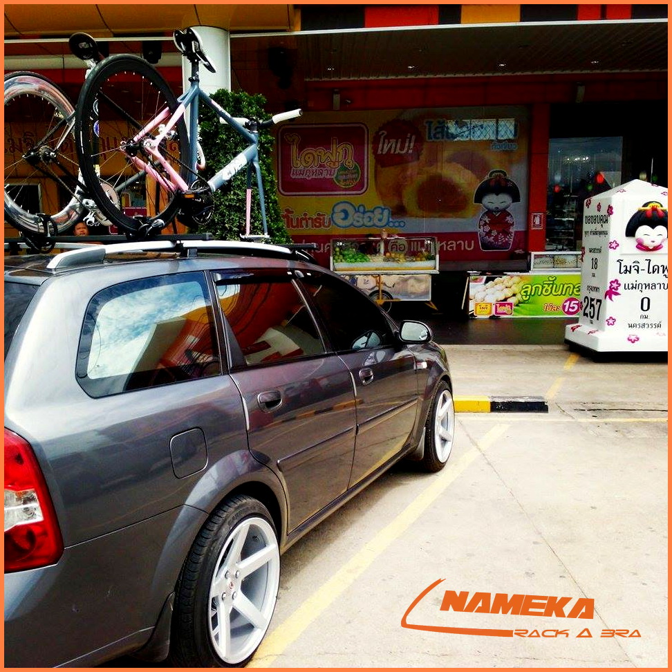 Roof Rack NC-03 ชุดขาจับราวแร็คพร้อมคานขวาง แร็คหลังคา (สำหรับรถยนต์ที่มีราวหลังคาแล้ว)