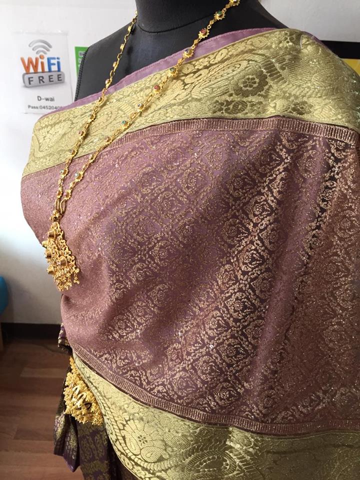 (พร้อมส่ง) ชุดไทยพร้อมส่ง รหัส 018