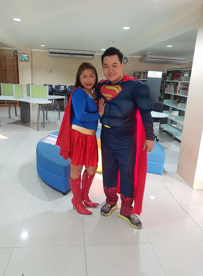 ชุดซุปเปอร์แมน แบบมีกล้าม