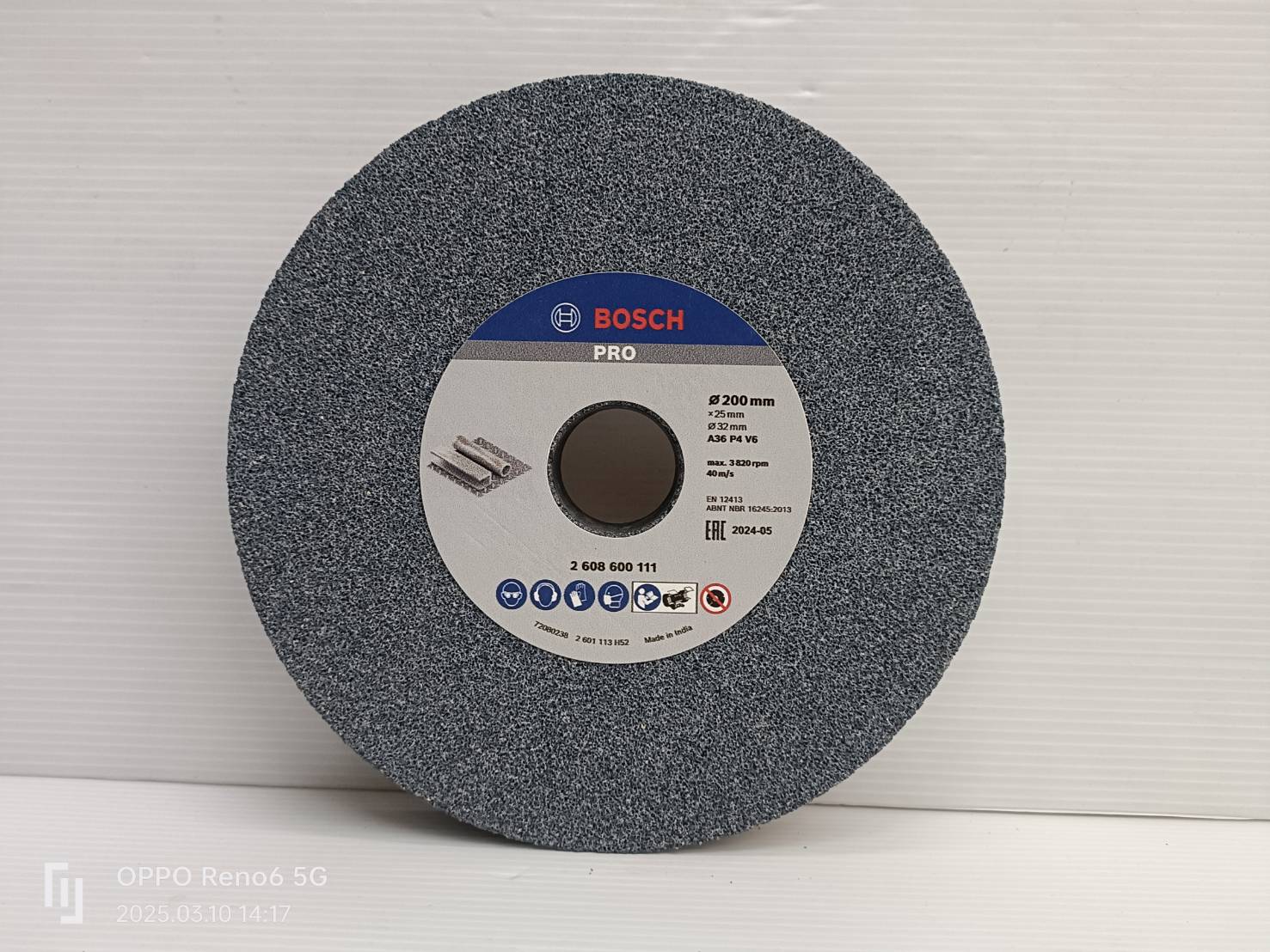 หินกลม8" G36 BOSCH