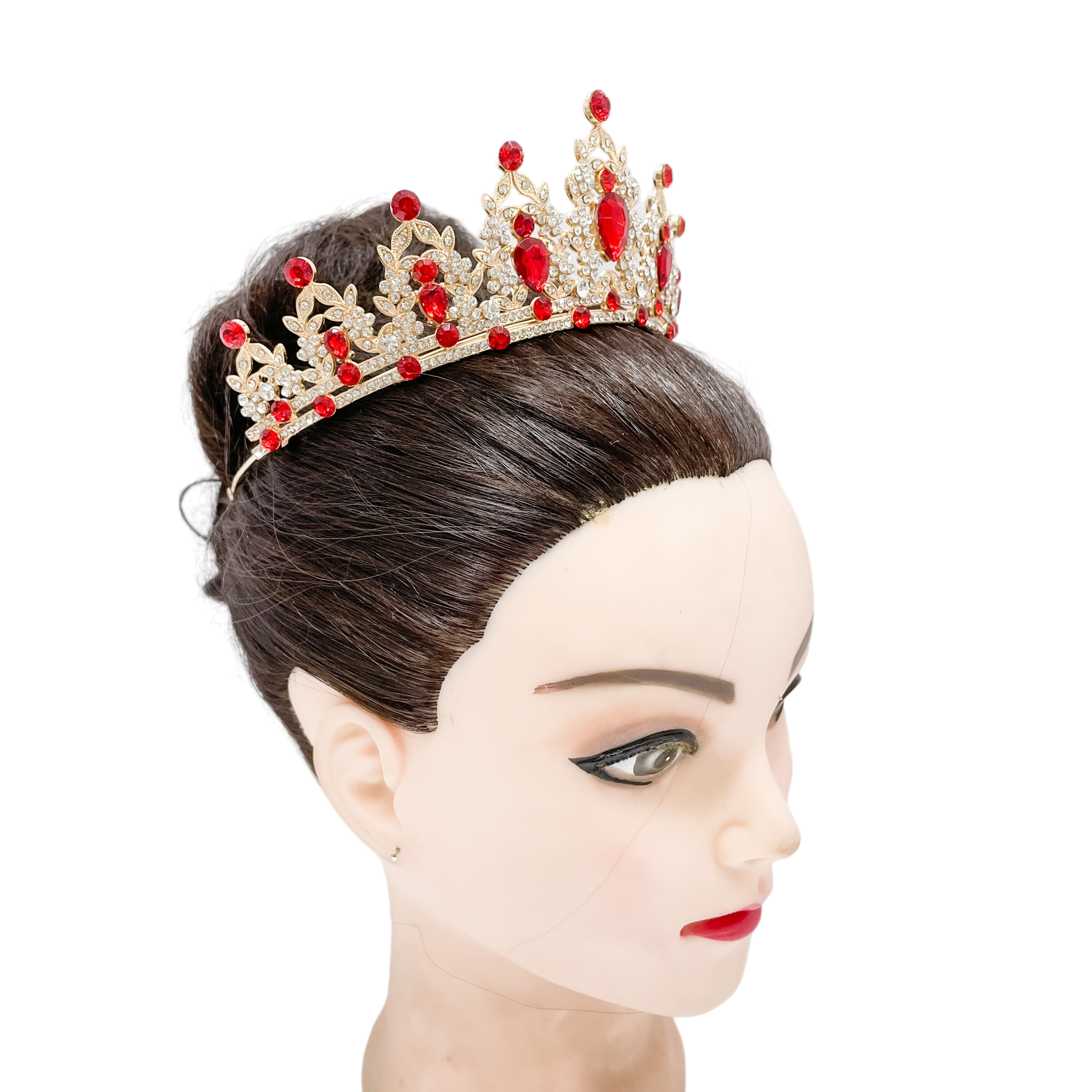 (พร้อมส่ง) เทียร่า 146 สีทอง-แดง งานสวย ปราณีต QCเพชรทุกเม็ด สินค้าพร้อมส่งจากไทย