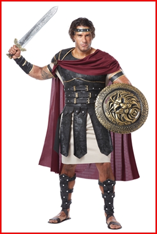 ชุดนักรบโรมัน Gladiator / ชุดแอรีส เทพเจ้าแห่งสงคราม / ชุดนักรบ / ชุดโรมัน