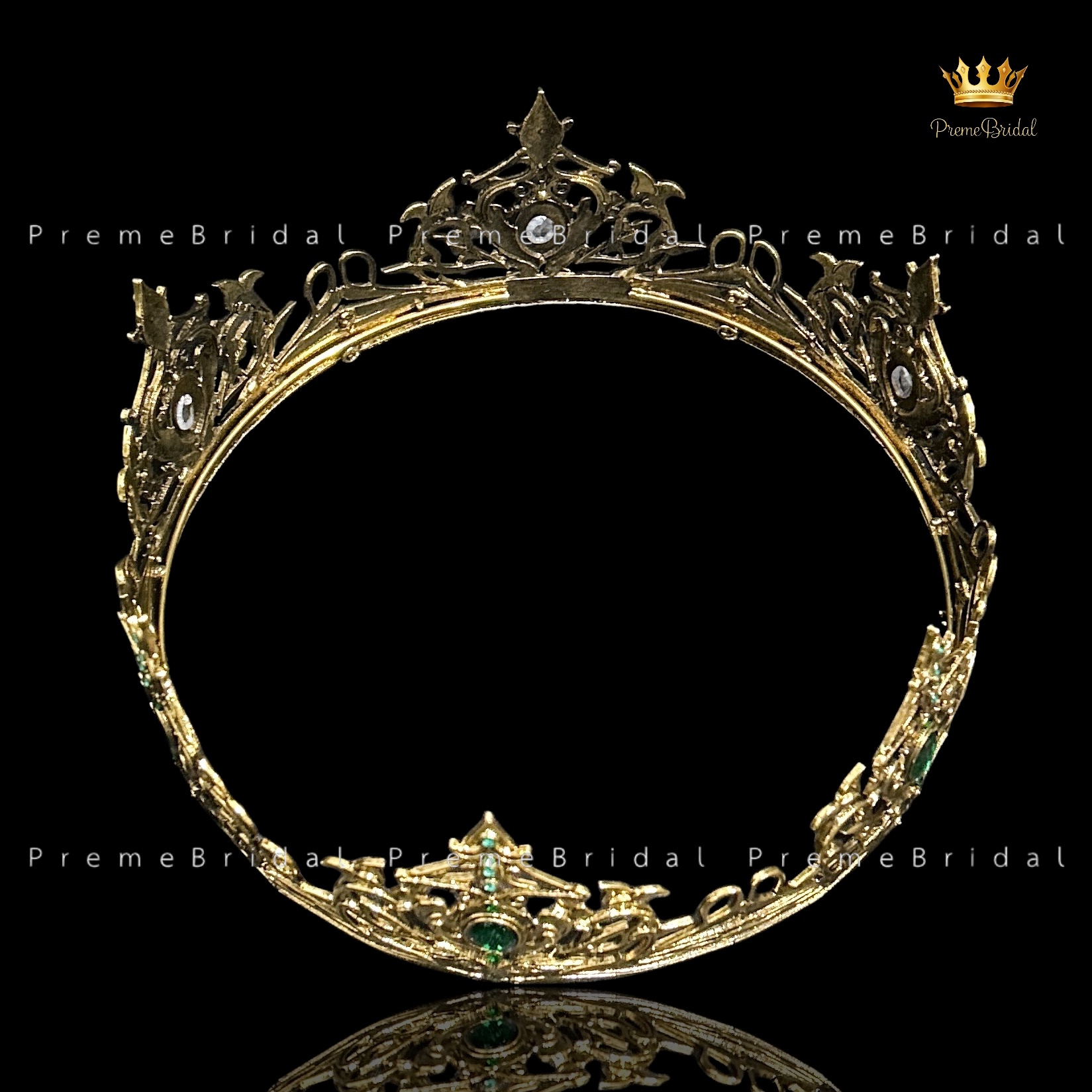 (พร้อมส่ง) มงกุฏผู้ชาย 105 สีทองวินเทจ งานเจ้าชาย งานพระราชา การประกวด สินค้าพร้อมส่ง ไม่ต้องรอนาน งานพรีเมี่ยม ส่งด่วนจาก จ.อุบลราชธานี