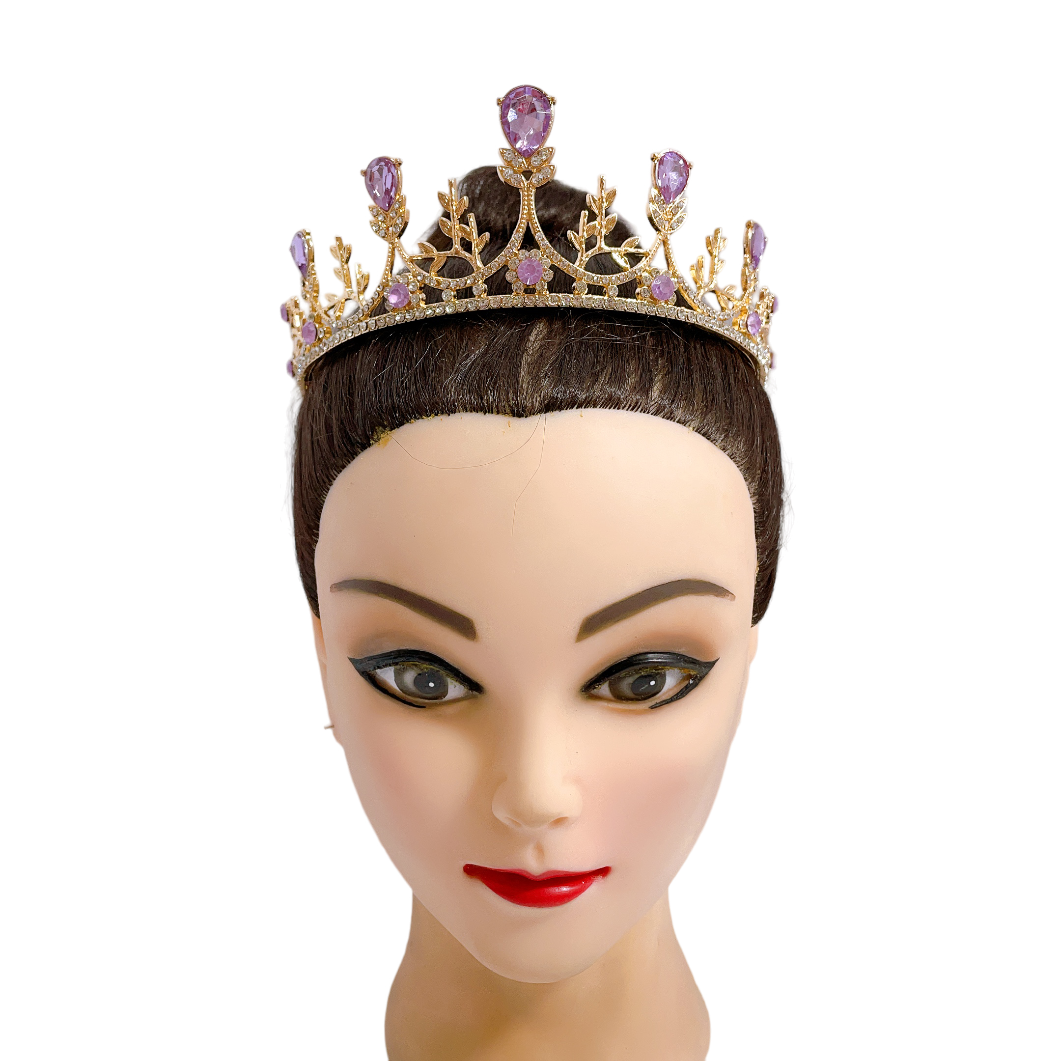 (พร้อมส่ง) เทียร่า 258 สีม่วงทอง งานสวยเกินราคา เกรดพรีเมี่ยม ใส่ได้หลายครั้ง