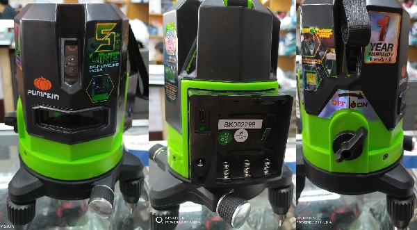 เลเซอร์ระดับ PTT-LSG5L PUMPKIN #28259 พร้อมขาตั้ง