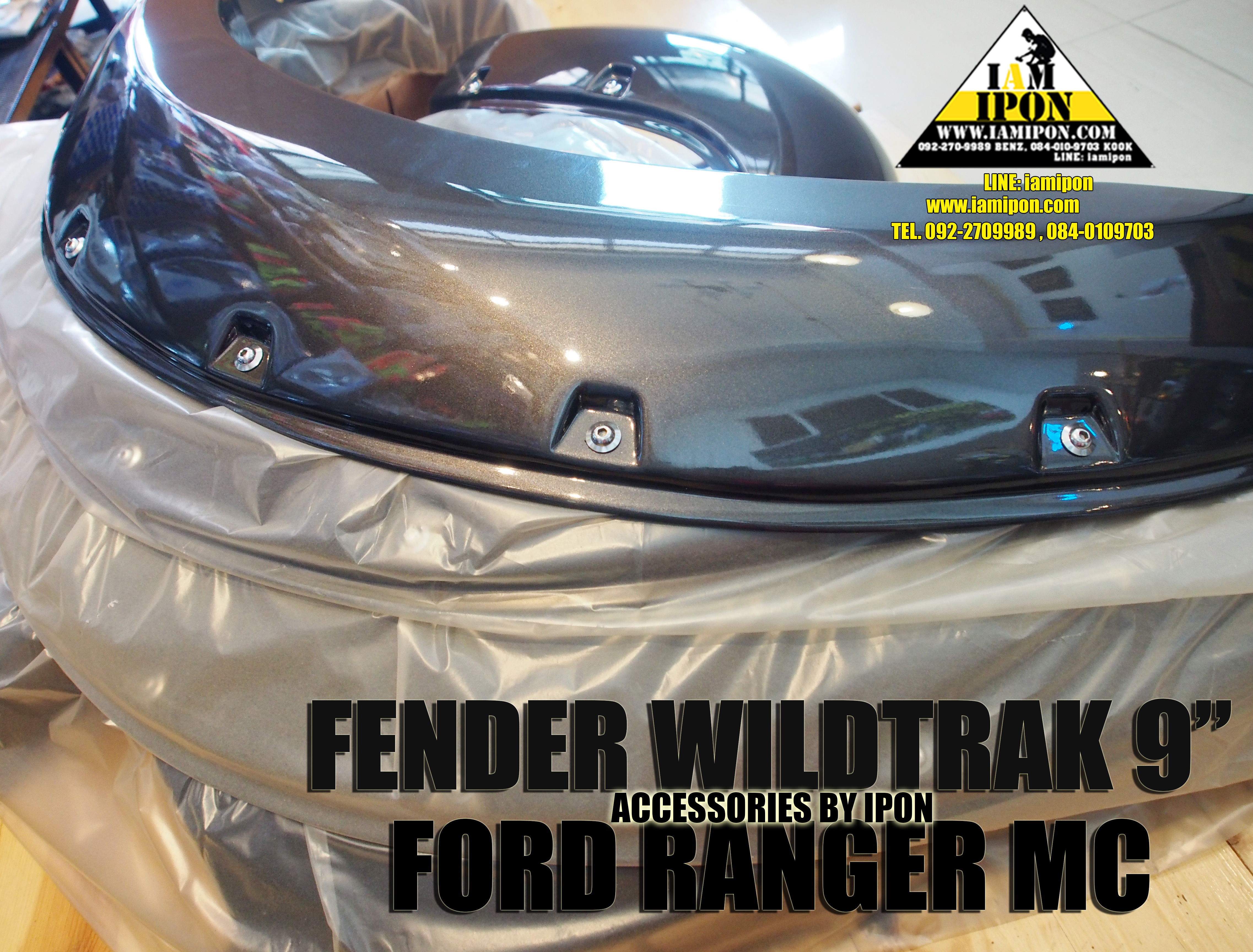 FENDER FORD RANGER MC WILDTRAK 9" โป่งล้อ 9" มีหมุดหลอกไวล์ดแทรคฟอร์ดเรนเจอร์ MC