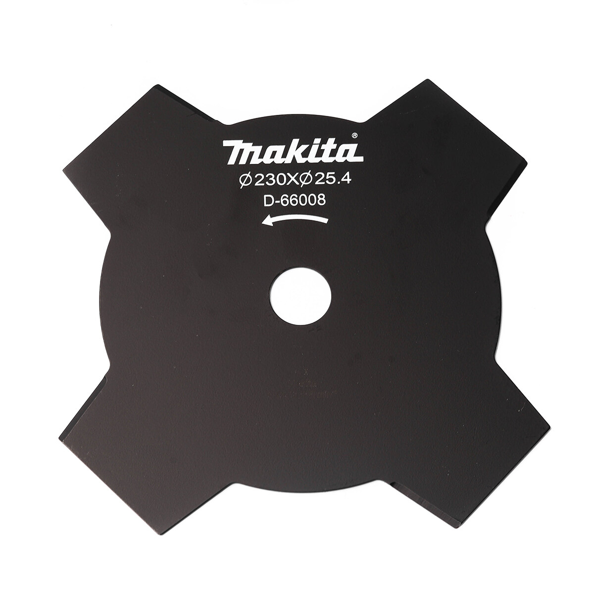 ใบมีดตัดหญ้า4คม 230×1.8mmx4T รูเพลา25.4mm. MAKITA #D-66008
