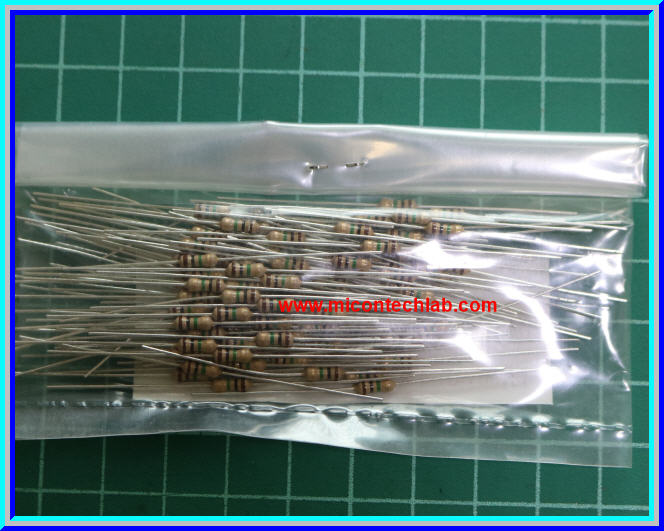 10x ตัวต้านทาน 1 Mohm 1/4 Watt 5% Cabon Resistor