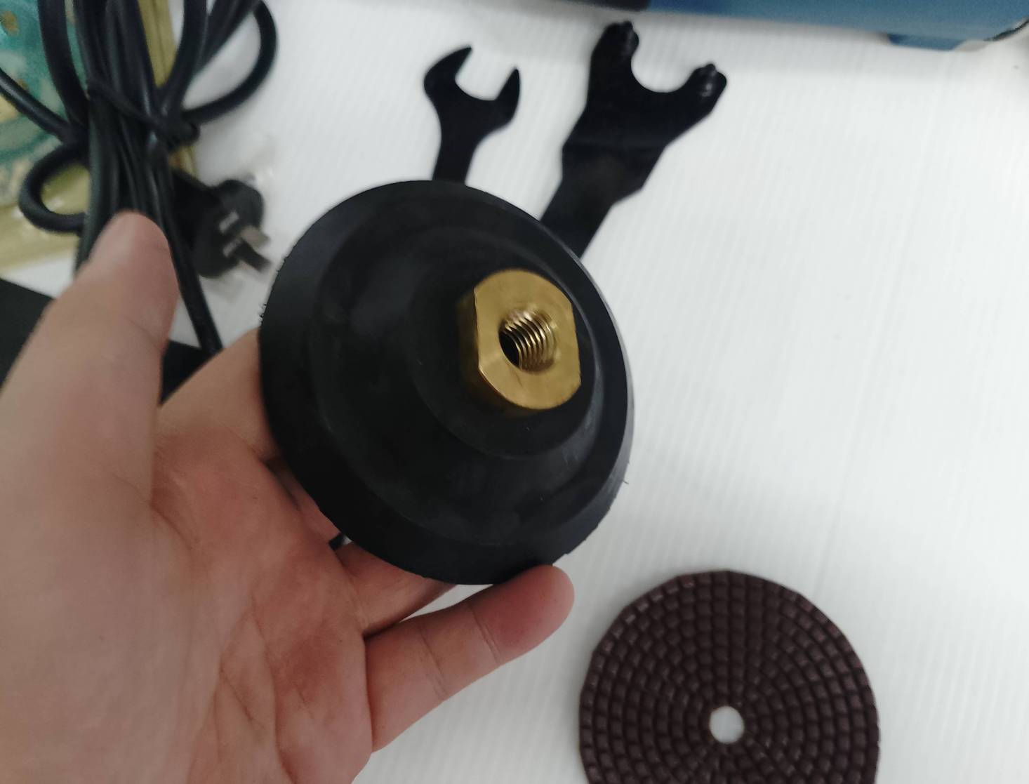 เครื่องขัดหิน4" แบบเลี้ยงน้ำ HI-125 OKURA