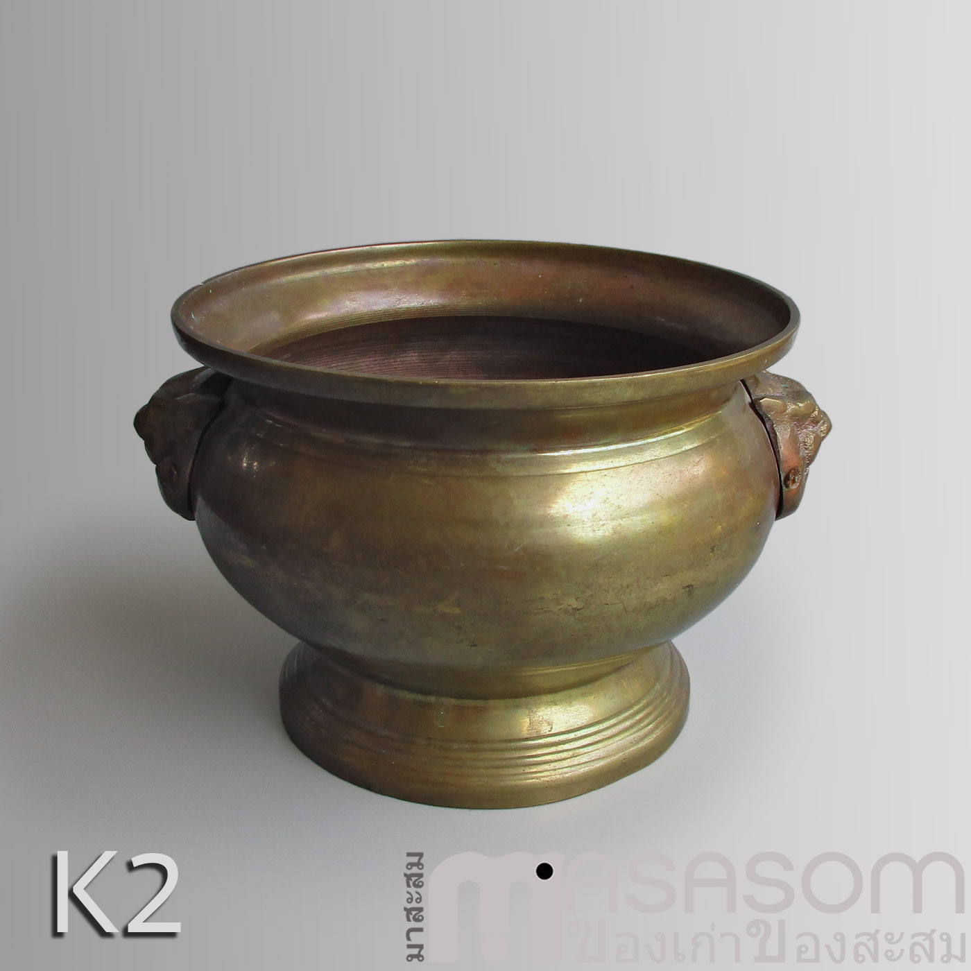 กระถางธูปทองเหลืองของเก่า