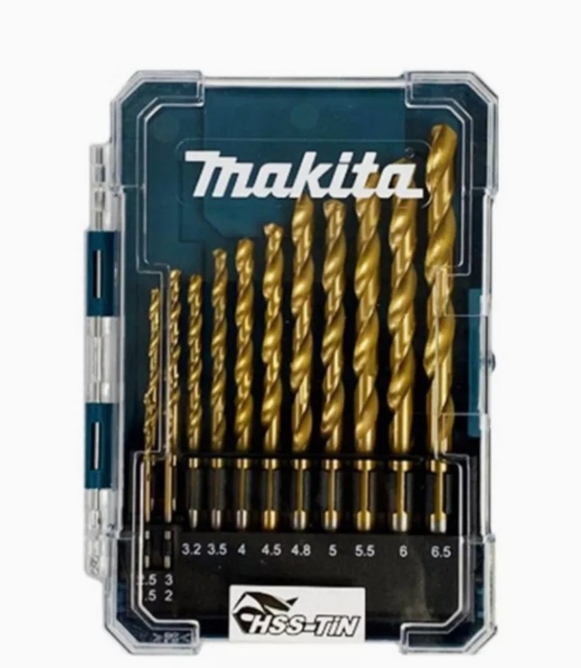 ชุดดอกสว่าน13ตัวชุด HSS-Tin MAKITA #D-72855