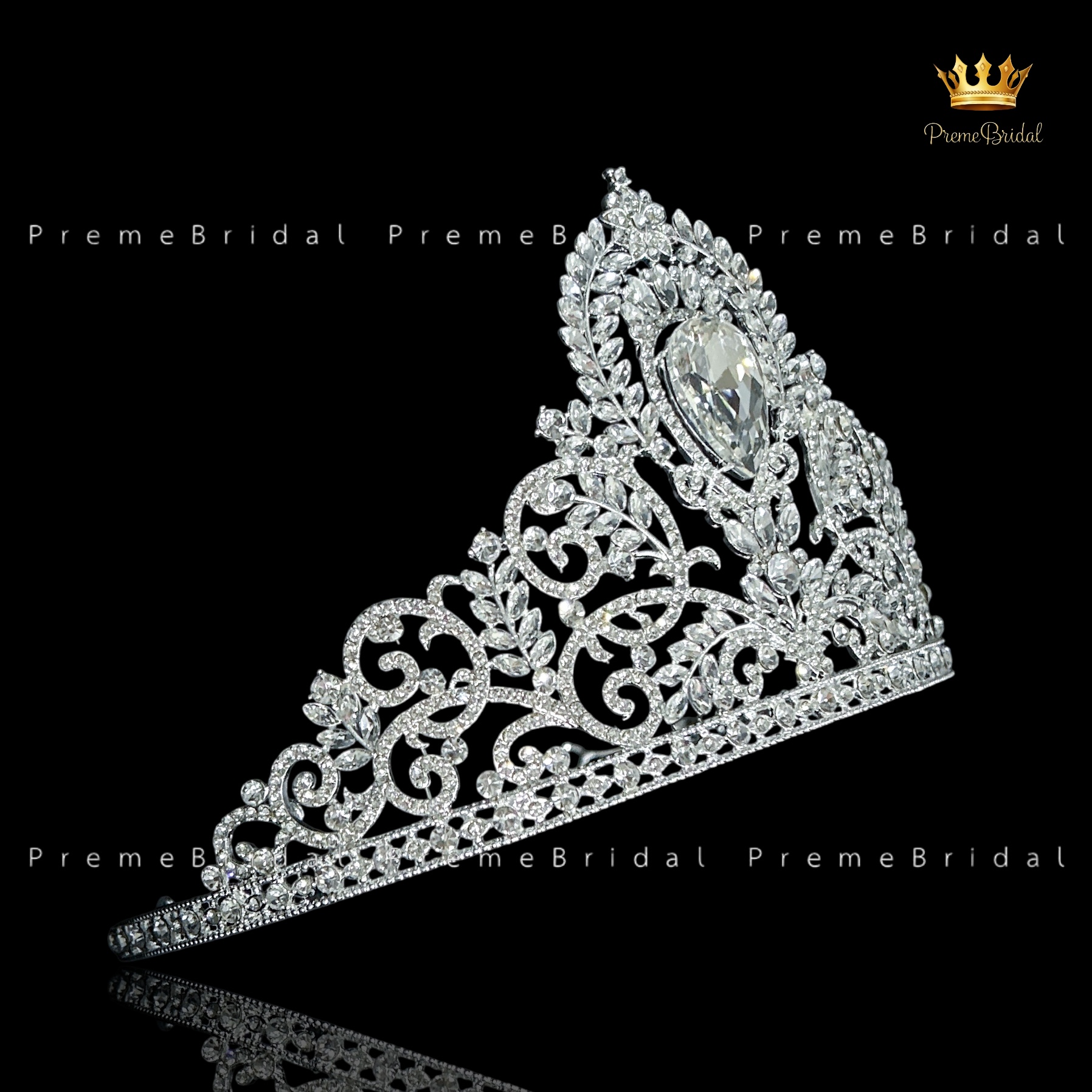 (พร้อมส่ง) เทียร่า 225 สีเงิน 👑 มงกุฎนางงามสุดหรู ปราณีตทุกดีเทล | งานสวย พร้อมส่งด่วนจากไทย