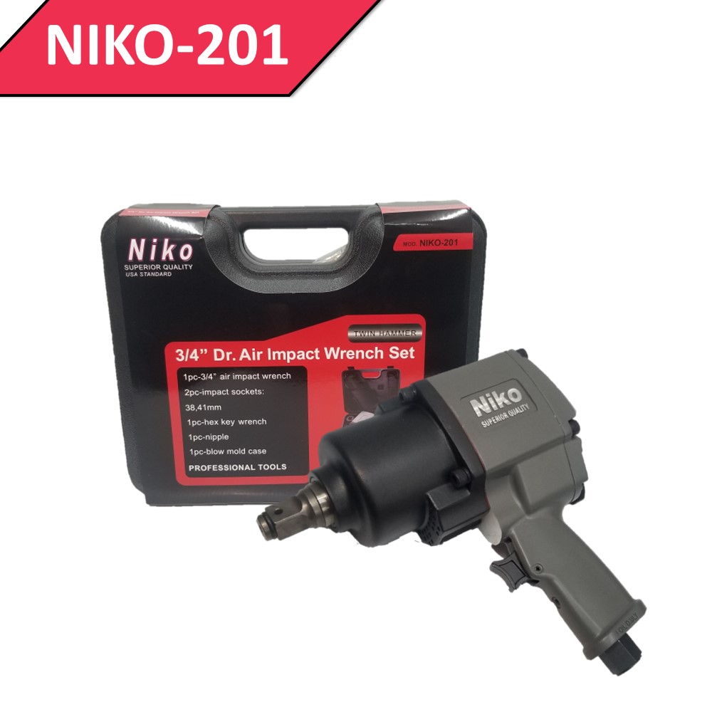 ชุดบล็อกลม3/4" NIKO-201