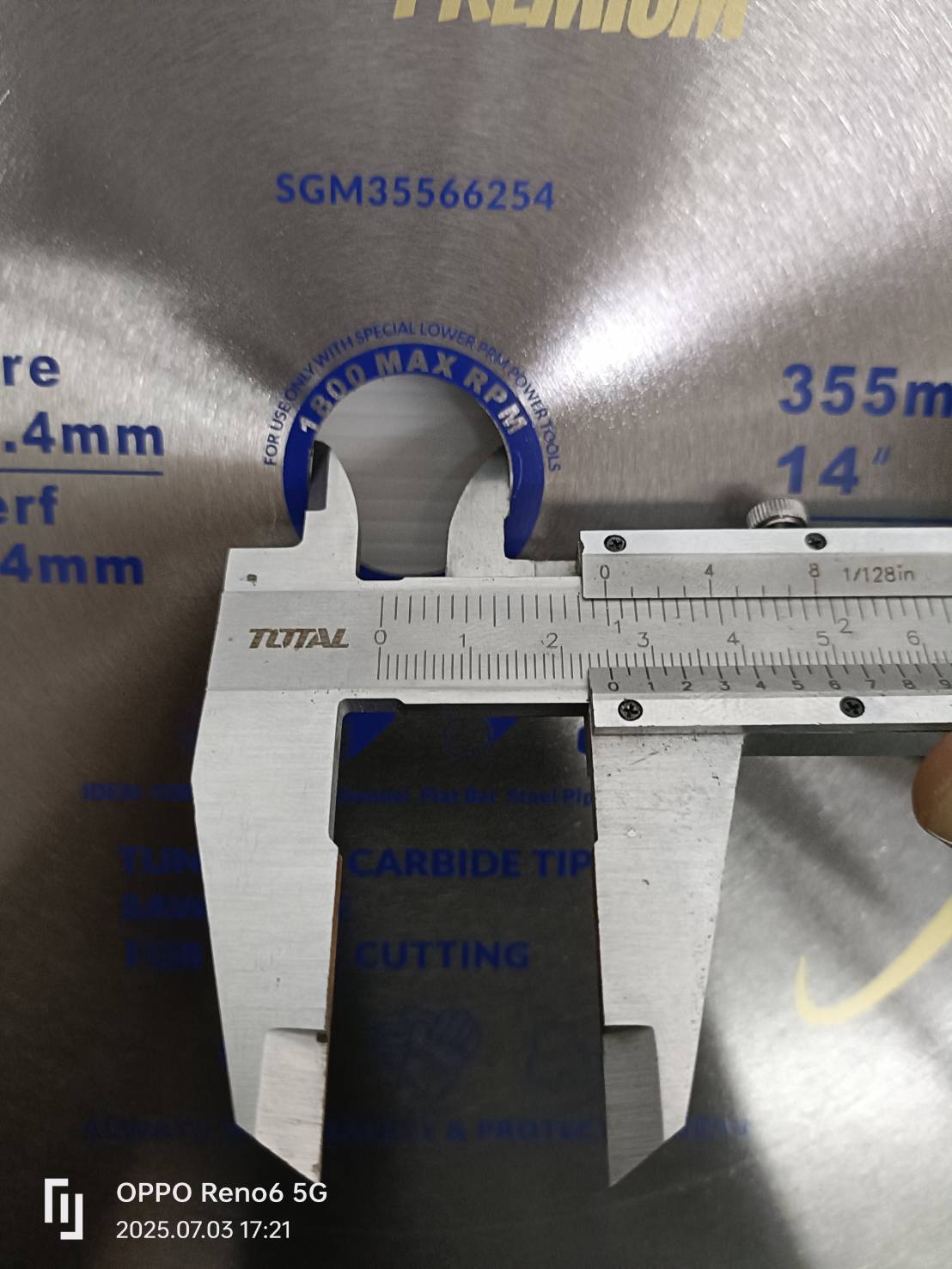 Goldtol ใบเลื่อยตัดเหล็ก ฟันTCT 14"x66T G-1926