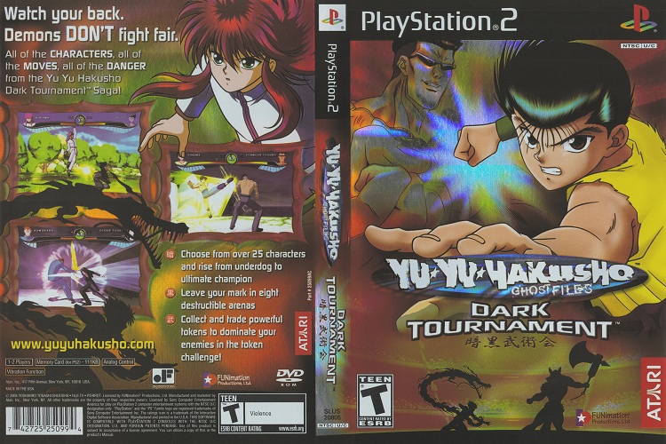 YU YU HAKUSHO GHOST FILES DARK TOURNAMENT [US : DVD5 1 Disc]