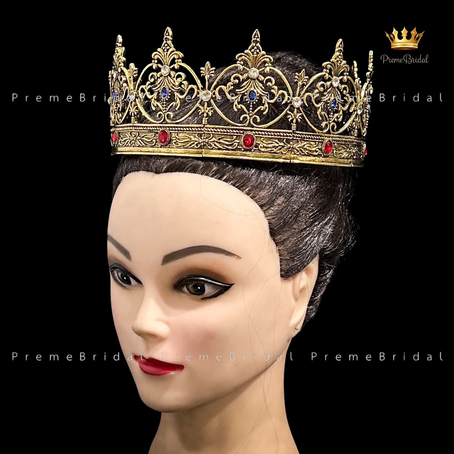 (พร้อมส่ง) มงกุฏผู้ชาย 104 สีทองวินเทจ งานเจ้าชาย งานพระราชา การประกวด สินค้าพร้อมส่ง ไม่ต้องรอนาน งานพรีเมี่ยม ส่งด่วนจาก จ.อุบลราชธานี