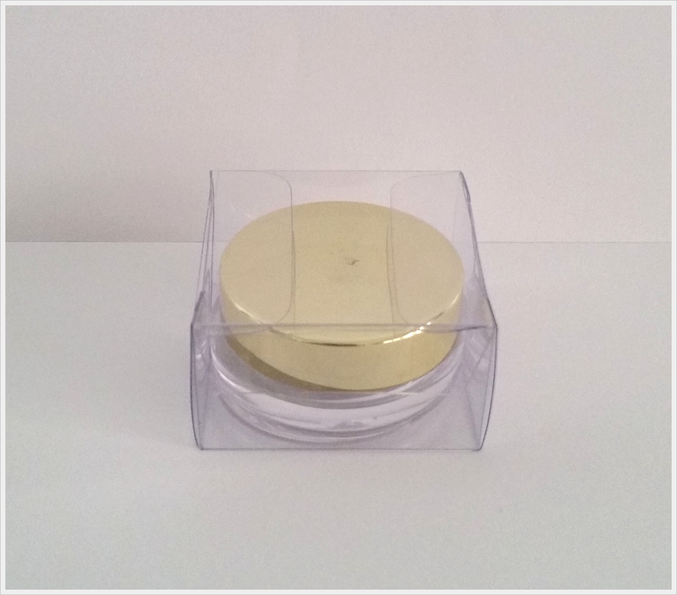 กล่อง ตลับครีม/กระปุกครีม ขนาด 4.1 x 4.1 x 2.3 cm