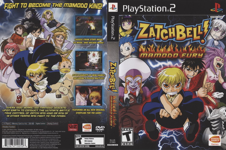 ZATCH BELL! MAMODO FURY [US : DVD5 1 Disc]