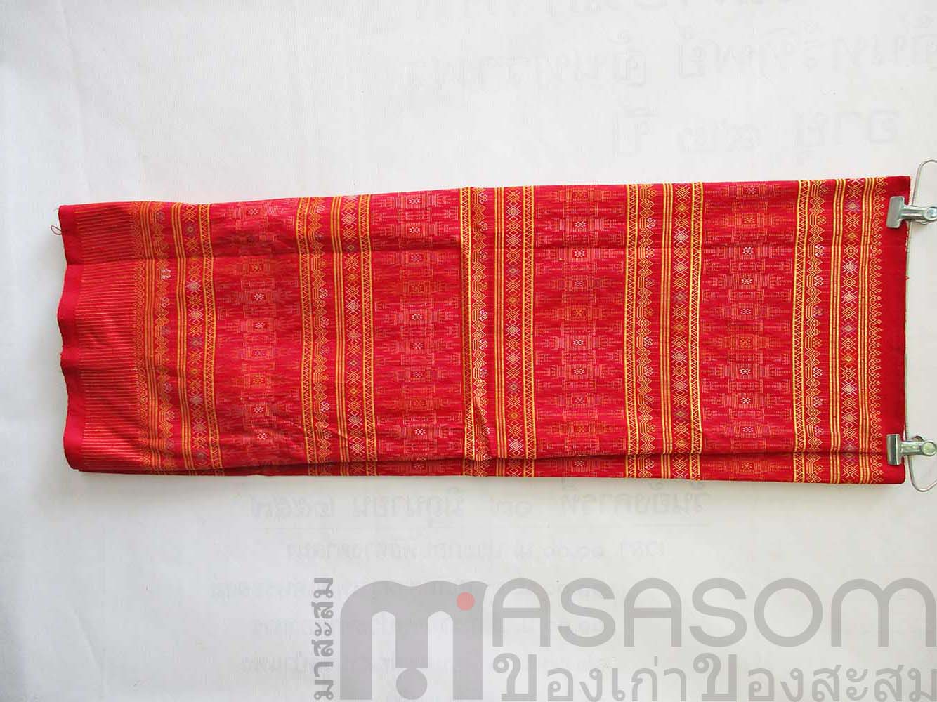 ผ้าถุงผ้าฝ้ายทอสอดดิ้น J4
