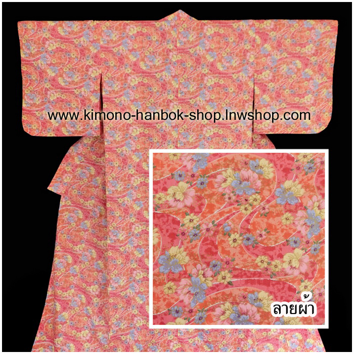 ยูกาตะ สีชมพูโอโรสลายน้ำไหลญี่ปุ่น01