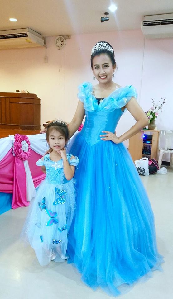 ชุดเจ้าหญิงซินเดอเรลล่า @ Movie 2015