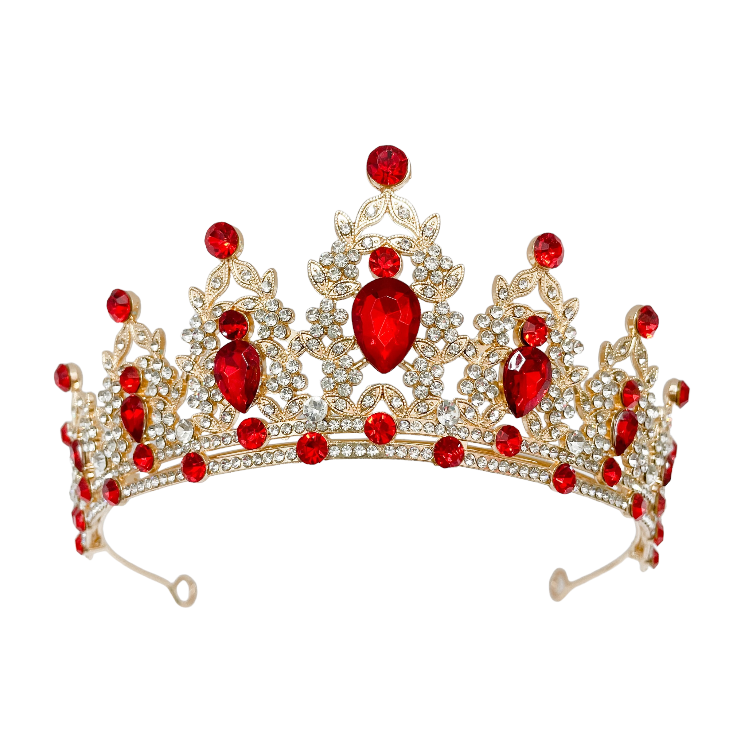 (พร้อมส่ง) เทียร่า 146 สีทอง-แดง งานสวย ปราณีต QCเพชรทุกเม็ด สินค้าพร้อมส่งจากไทย