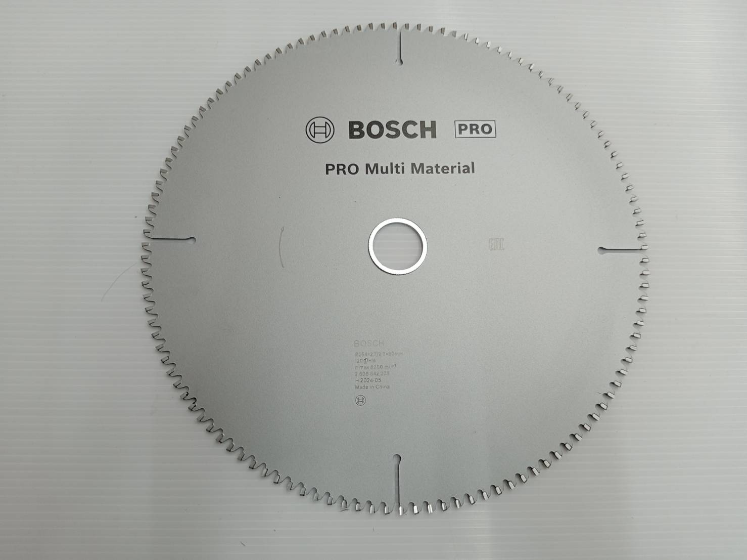 ใบเลื่อยวงเดือนตัดอลูมิเนียม 10"X120T BOSCH 2608642203