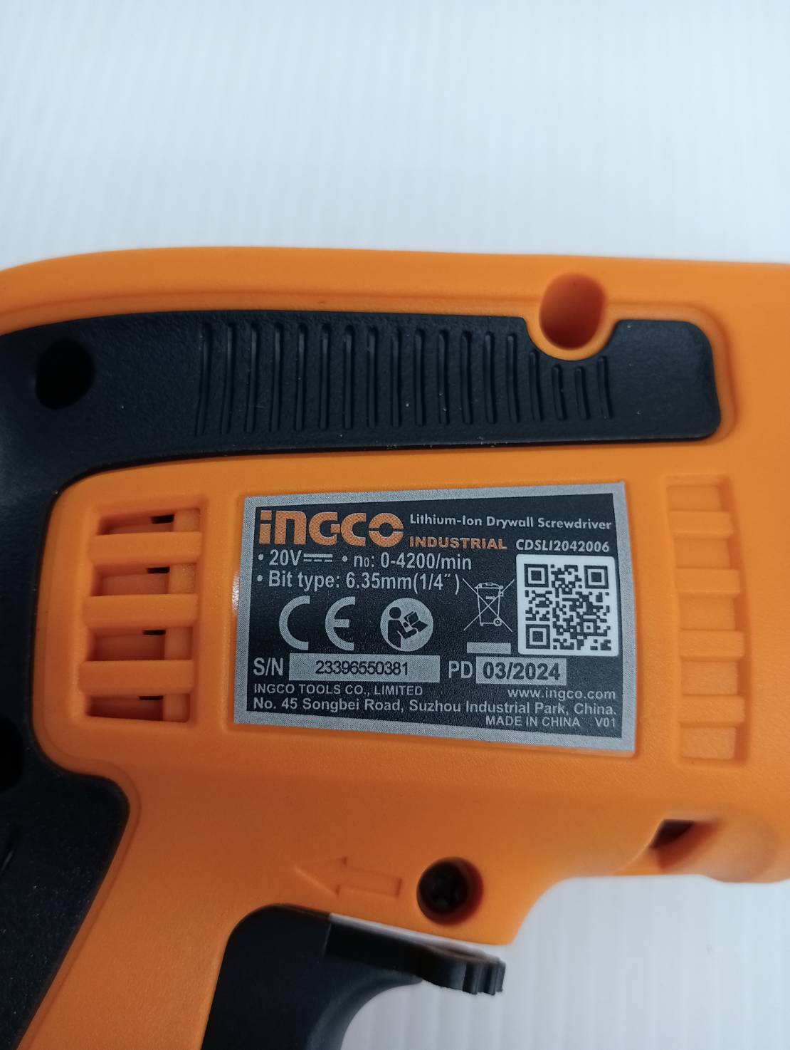 เครื่องขันสกรู20V Brushless CDSLI2042006 INGCO