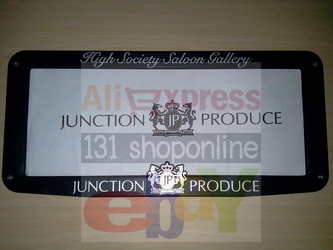 กรอบทะเบียนรถยนต์ JUNCTION PRODUCE สำหรับ สาวก VIP ส่งฟรี EMS ทั่วไทย