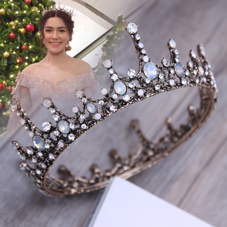 (พร้อมส่ง) มงกุฎ 033 มงกุฎเจ้าหญิง มงกุฎเจ้าชาย งานสวย ปราณีต QCเพชรทุกเม็ด