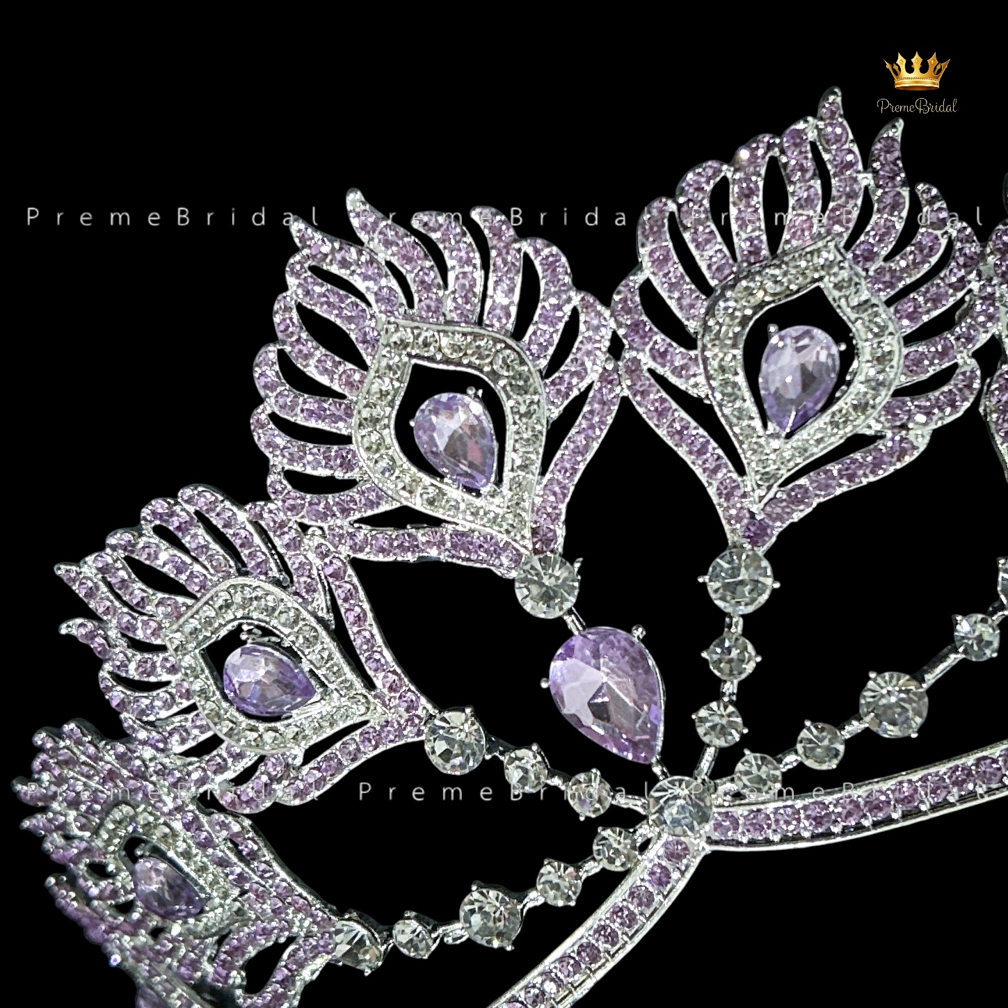 (พร้อมส่ง) เทียร่า 445 มงกุฎครึ่งหัว รูปขนนกฟีนิกซ์ สวย ปราณีต QCเพชรทุกเม็ด สินค้าพร้อมส่งจากไทย