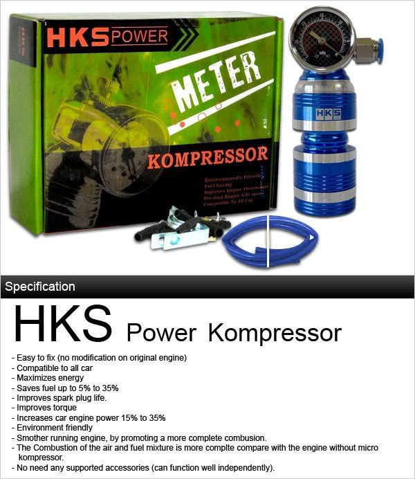HKS Power Micro Air Kompressor with Meter